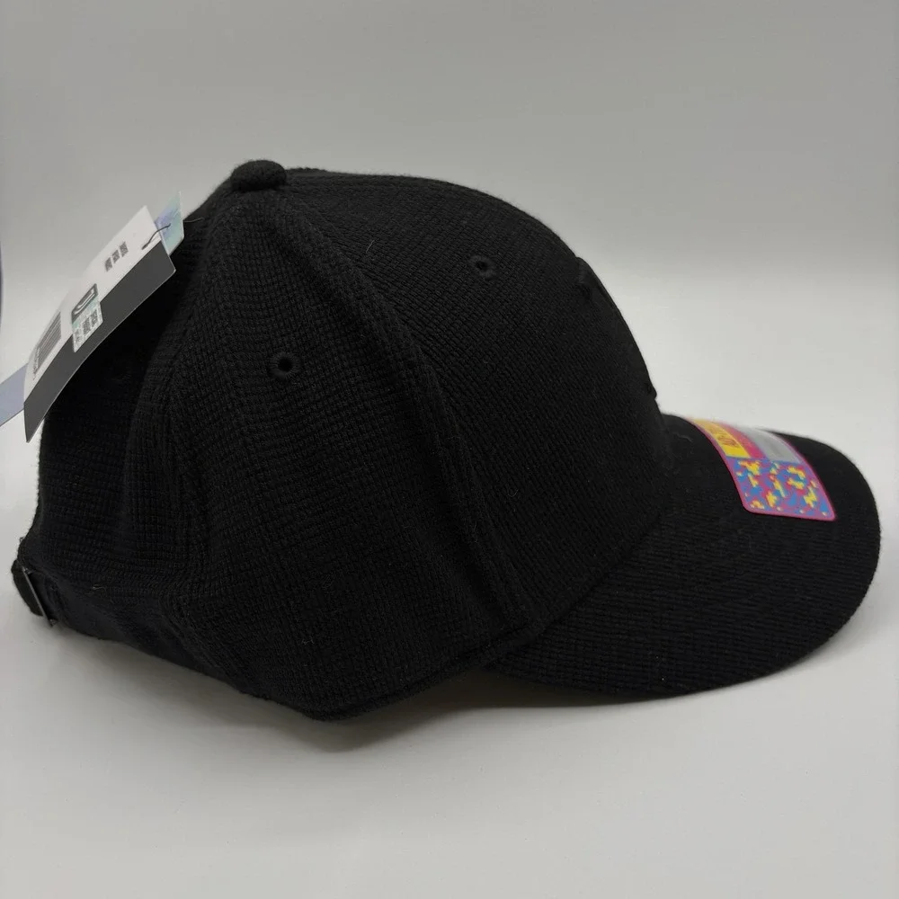 Juventus Hat Fan Ink Cap Strap Back One Size Black Soccer Football Official NEW